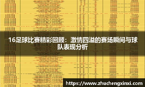 16足球比赛精彩回顾：激情四溢的赛场瞬间与球队表现分析