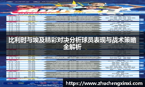 比利时与埃及精彩对决分析球员表现与战术策略全解析